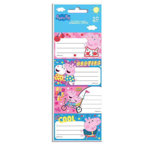 Picture of PEPPA PIG NAME LABELS 20PCS